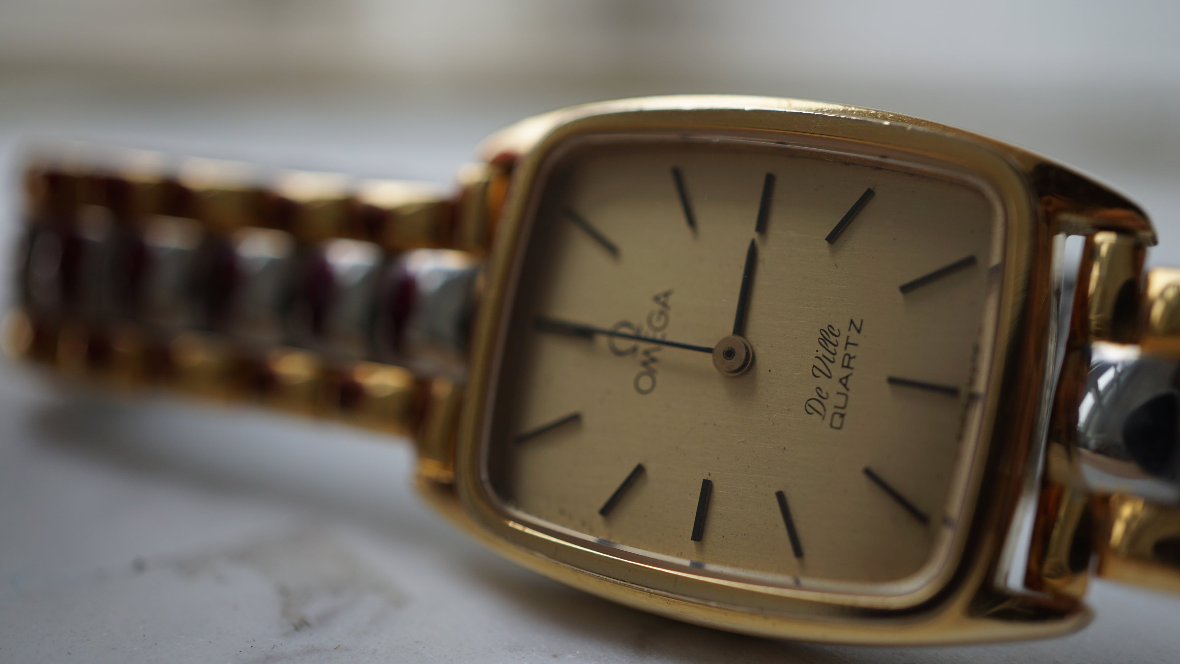 Omega de ville ladies square timeless grace