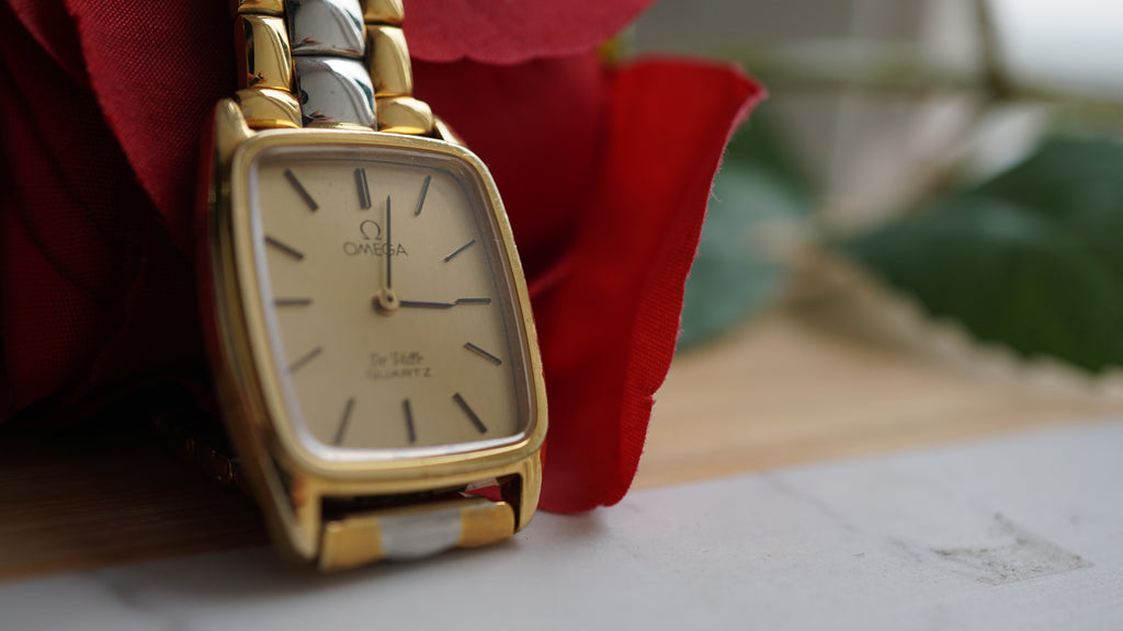 Omega de ville ladies square timeless grace