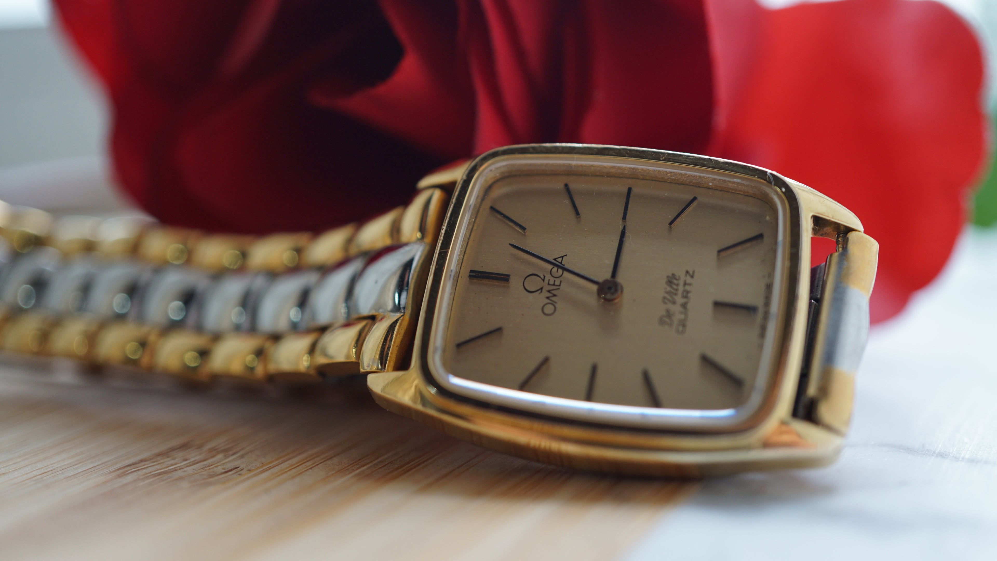 Omega de ville ladies square timeless grace