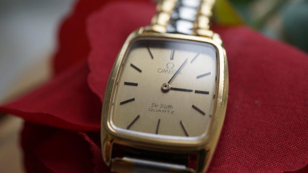 Omega de ville ladies square timeless grace