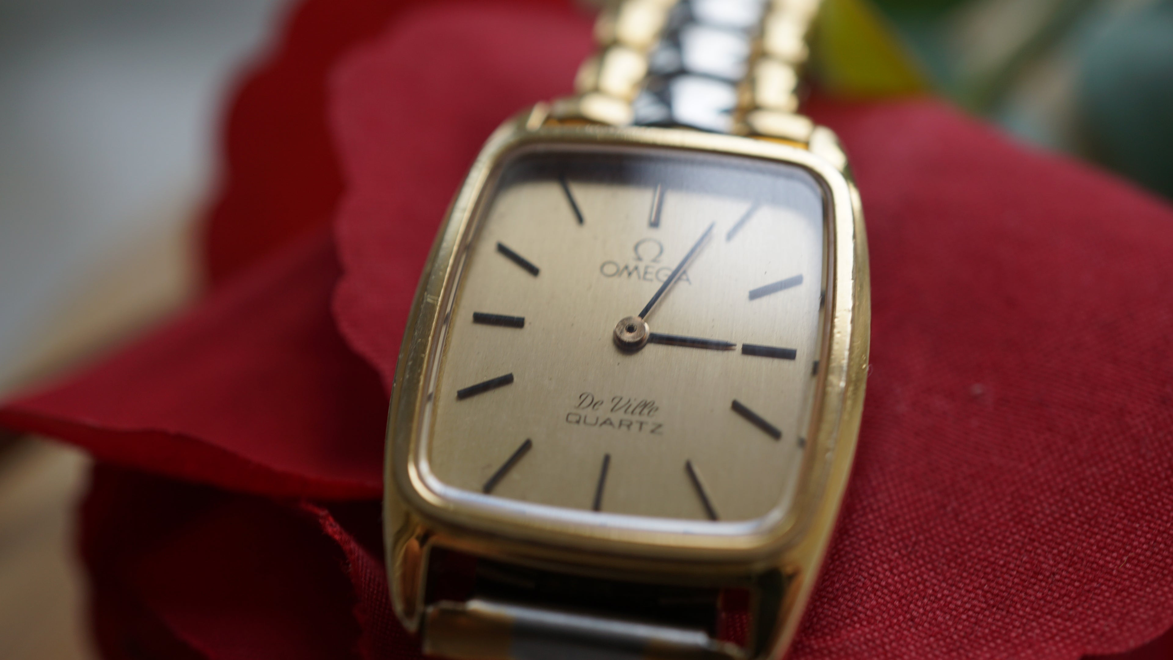 Omega de ville ladies square timeless grace