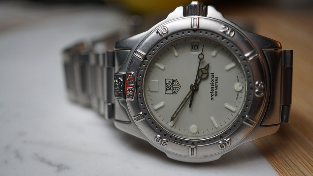 TAG Heuer Professional 4000 Series – White Dial – 41 mm – New Old Stock