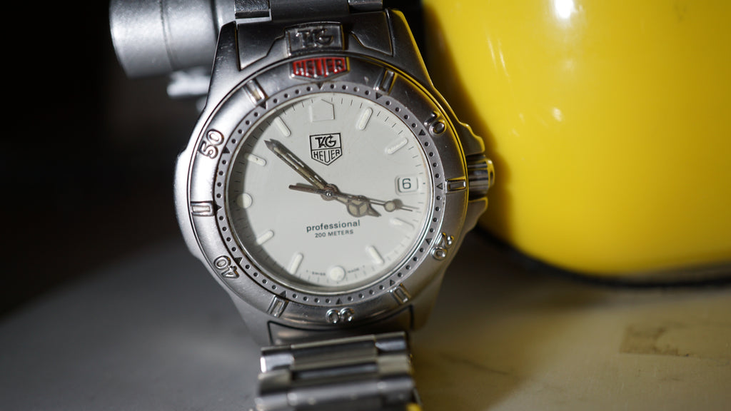 TAG Heuer Professional 4000 Series – White Dial – 41 mm – New Old Stock