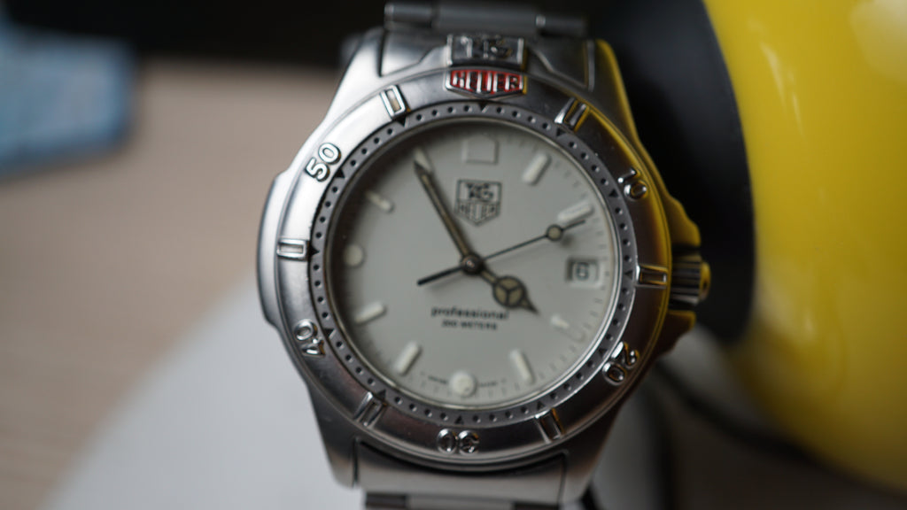 TAG Heuer Professional 4000 Series – White Dial – 41 mm – New Old Stock