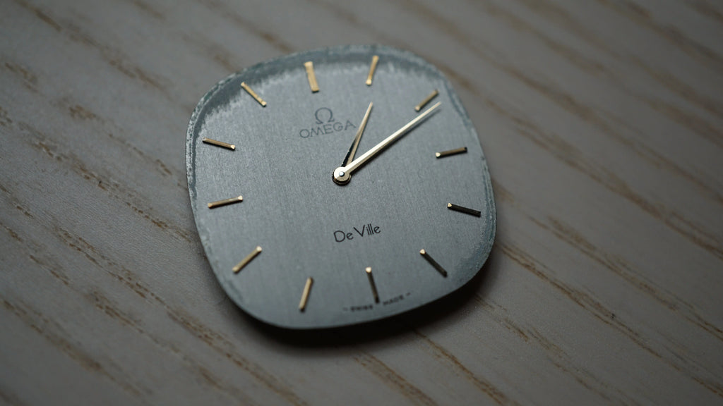 Omega De Ville – blue marine dial elegance dual tone - Fama Elegance Omega De Ville – blue marine dial elegance dual tone 
