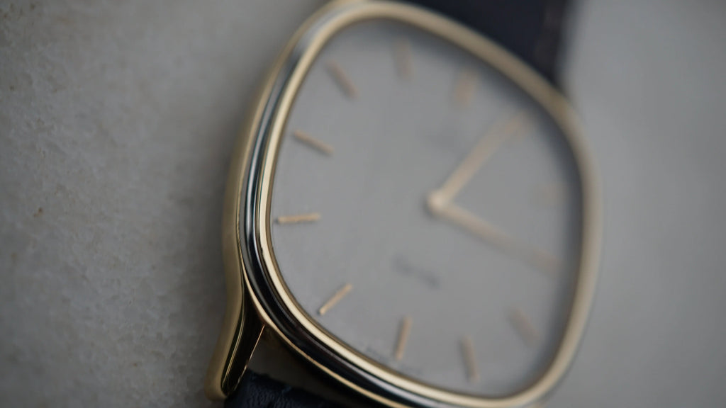 Omega De Ville – blue marine dial elegance dual tone - Fama Elegance Omega De Ville – blue marine dial elegance dual tone 