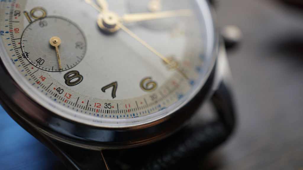 Monsegur Pilot Chronograph Swiss Telemeter – Landeron 51 Vintage Fama Elegance