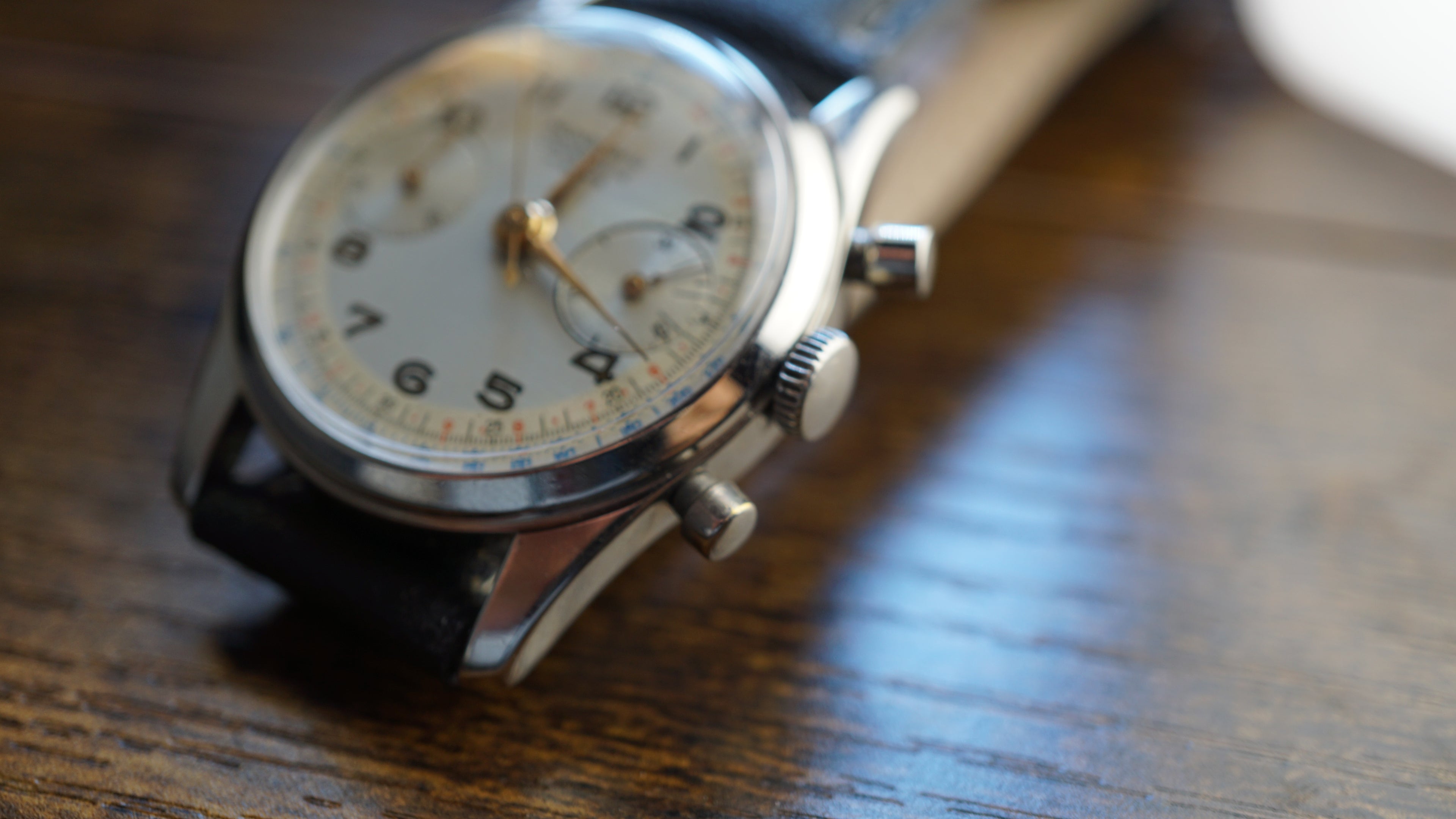 Monsegur Pilot Chronograph Swiss Telemeter – Landeron 51 Vintage Fama Elegance