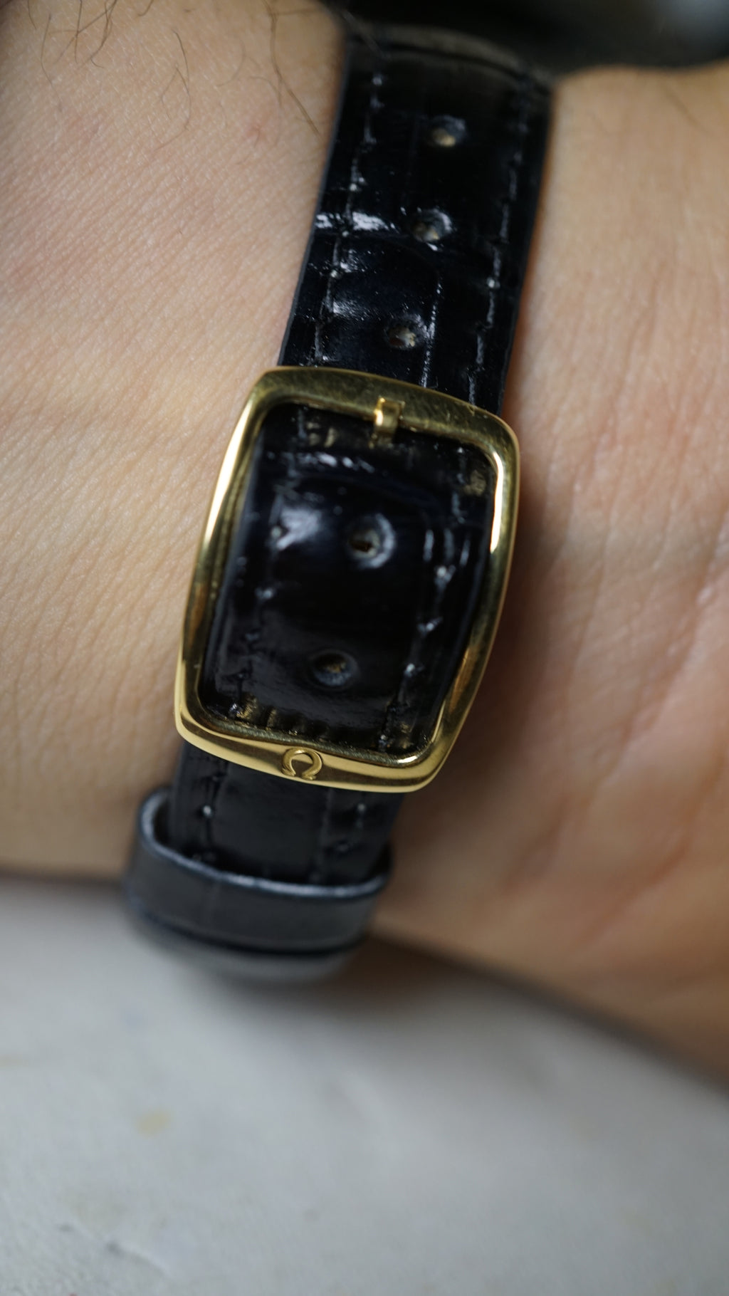 Omega De Ville Quartz Date – Full Set with Rare Original  roman numeral dial Fama Elegance