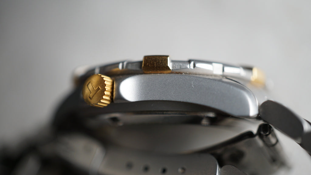 Tissot PR 100 Two-Tone Blue Dial – Full Set | Old New Stock Fama Elegance