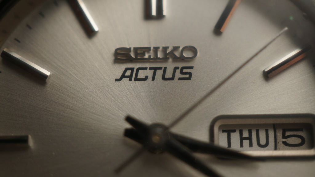 Seiko 5 Actus Automatic 1970s Vintage Watch – Sunburst Dial Japan Made Fama Elegance