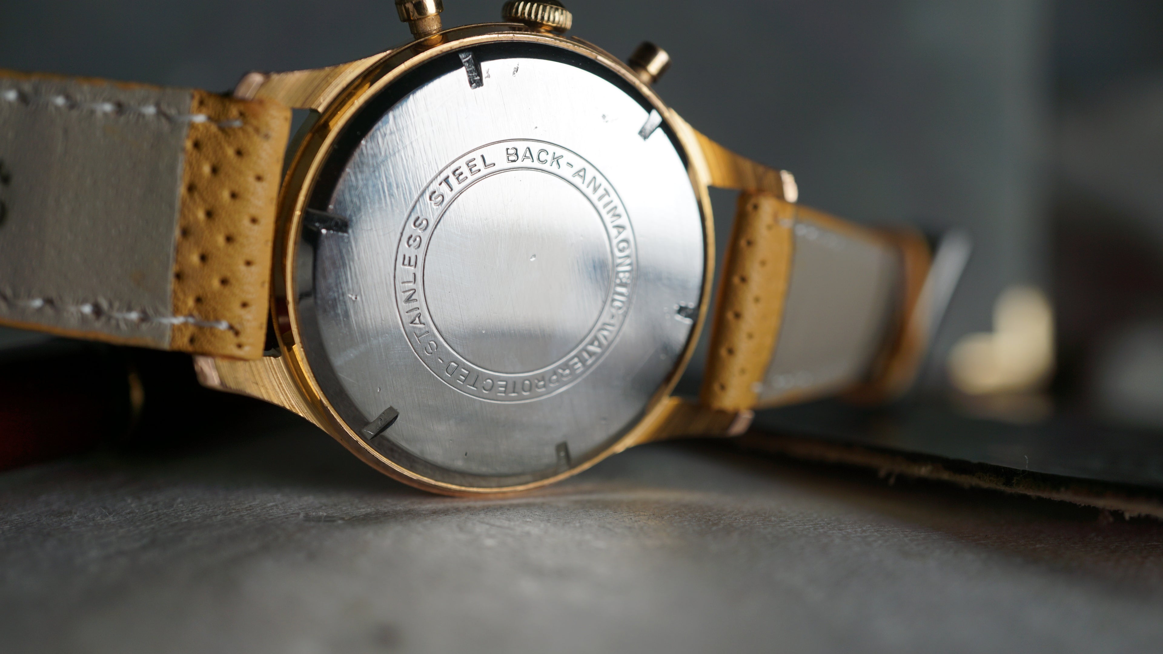 Chronograph swiss Aurore Bull Eye Pilot  – Vintage Swiss Craftsmanship Fama Elegance