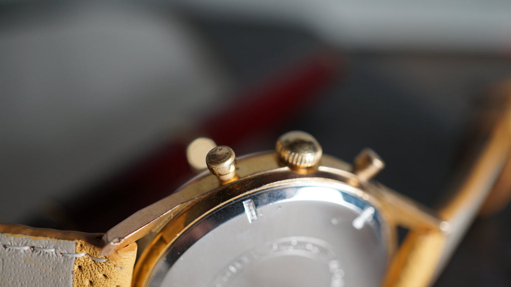 Chronograph swiss Aurore Bull Eye Pilot  – Vintage Swiss Craftsmanship Fama Elegance