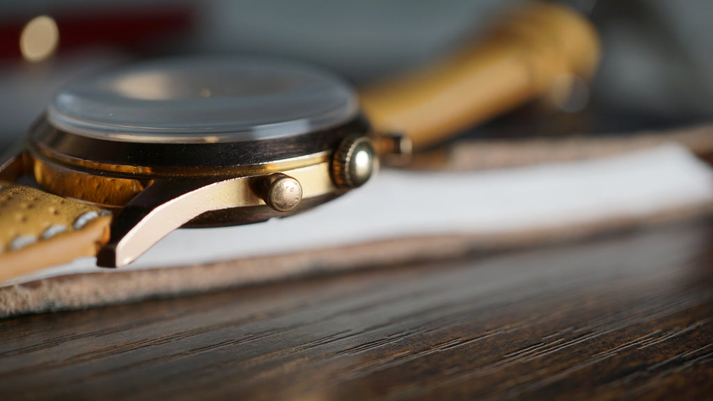 Chronograph swiss Aurore Bull Eye Pilot  – Vintage Swiss Craftsmanship Fama Elegance
