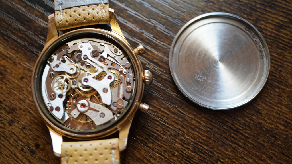 Chronograph swiss Aurore Bull Eye Pilot  – Vintage Swiss Craftsmanship Fama Elegance