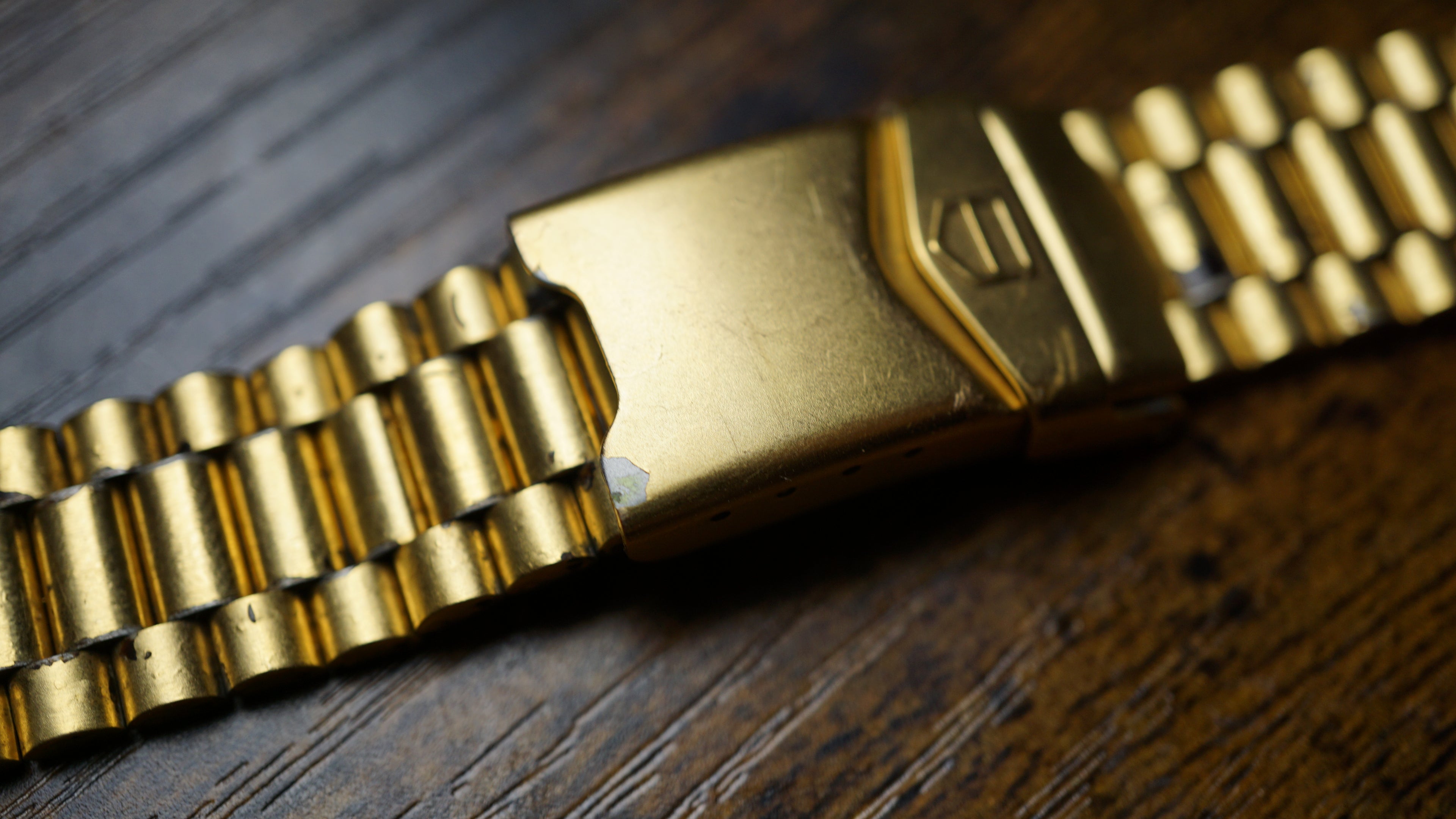 Original TAG Heuer 367/31 Stainless Steel & Gold Plated Watch Bracelet – 18mm Vintage Original TAG Heuer reference 367/31 Fama Elegance
