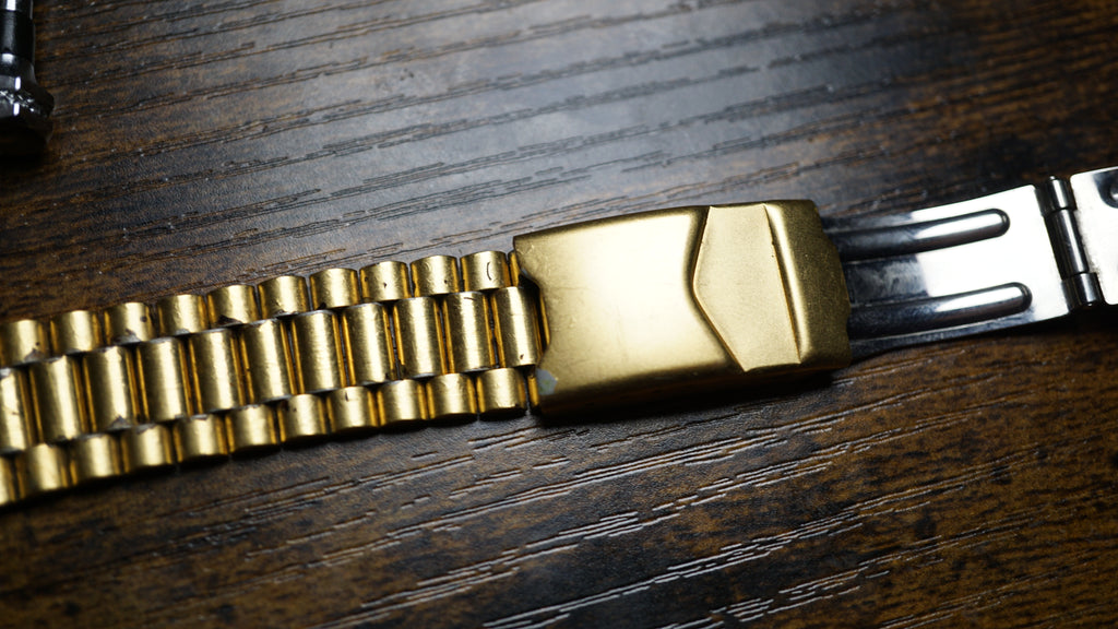 Original TAG Heuer 367/31 Stainless Steel & Gold Plated Watch Bracelet – 18mm Vintage Original TAG Heuer reference 367/31 Fama Elegance
