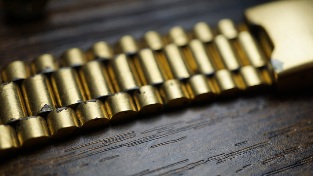 Original TAG Heuer 367/31 Stainless Steel & Gold Plated Watch Bracelet – 18mm Vintage Original TAG Heuer reference 367/31 Fama Elegance