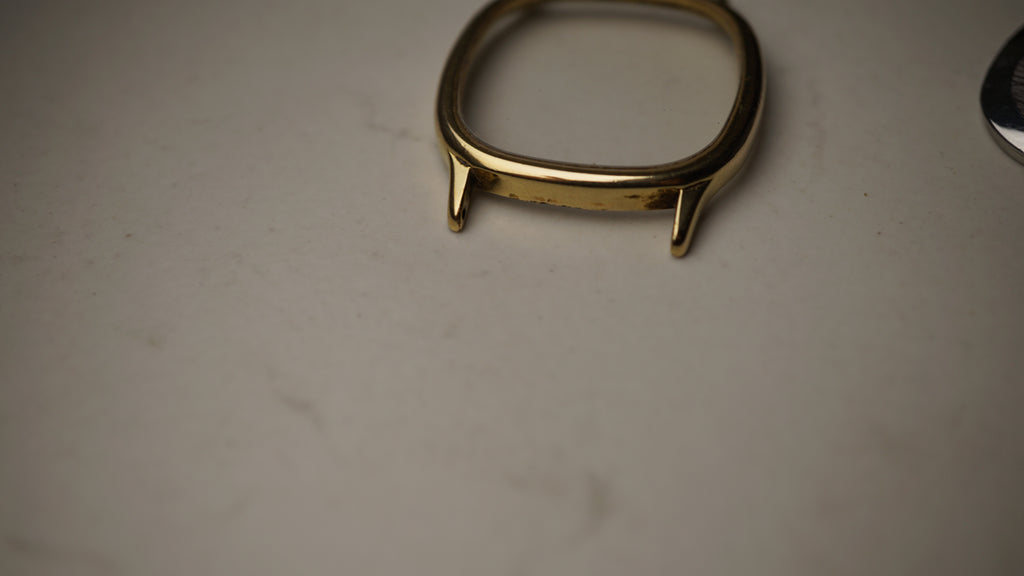 Original Omega De Ville Quartz Watch Case Ref. 1365 Fama Elegance