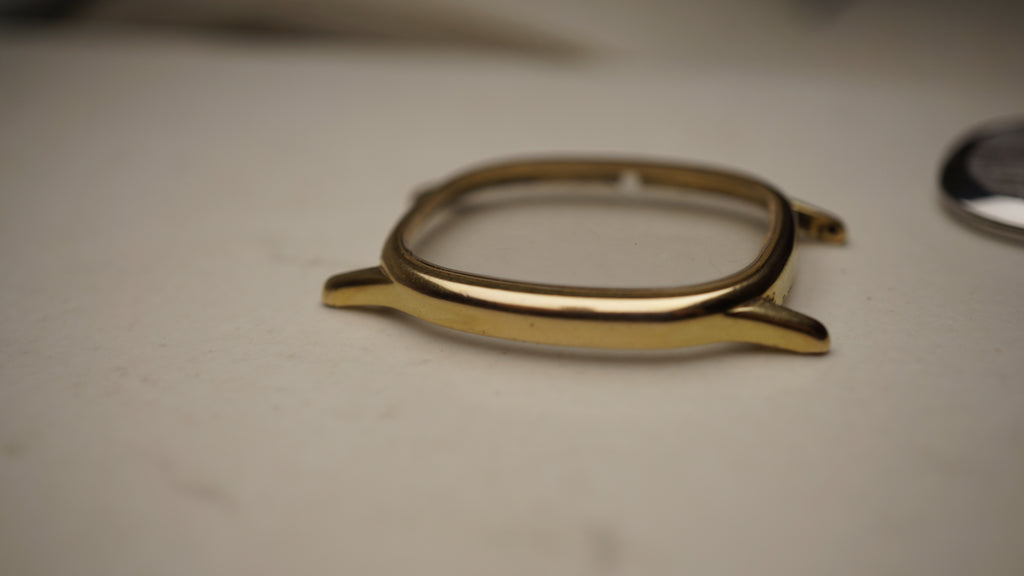 Original Omega De Ville Quartz Watch Case Ref. 1365 Fama Elegance