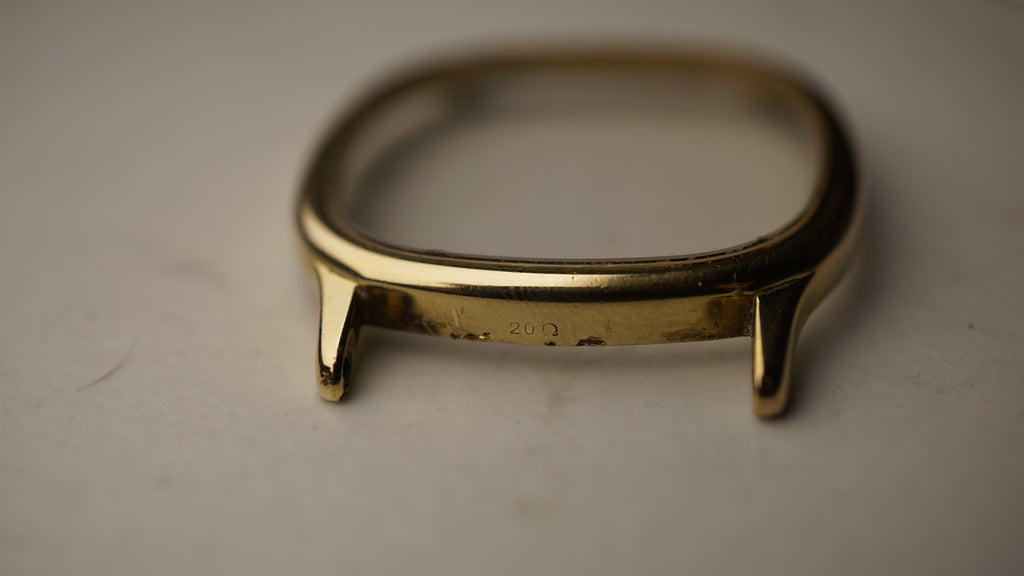 Original Omega De Ville Quartz Watch Case Ref. 1365 Fama Elegance