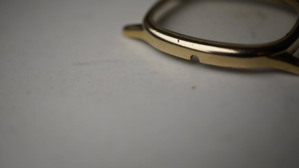 Original Omega De Ville Quartz Watch Case Ref. 1365 Fama Elegance