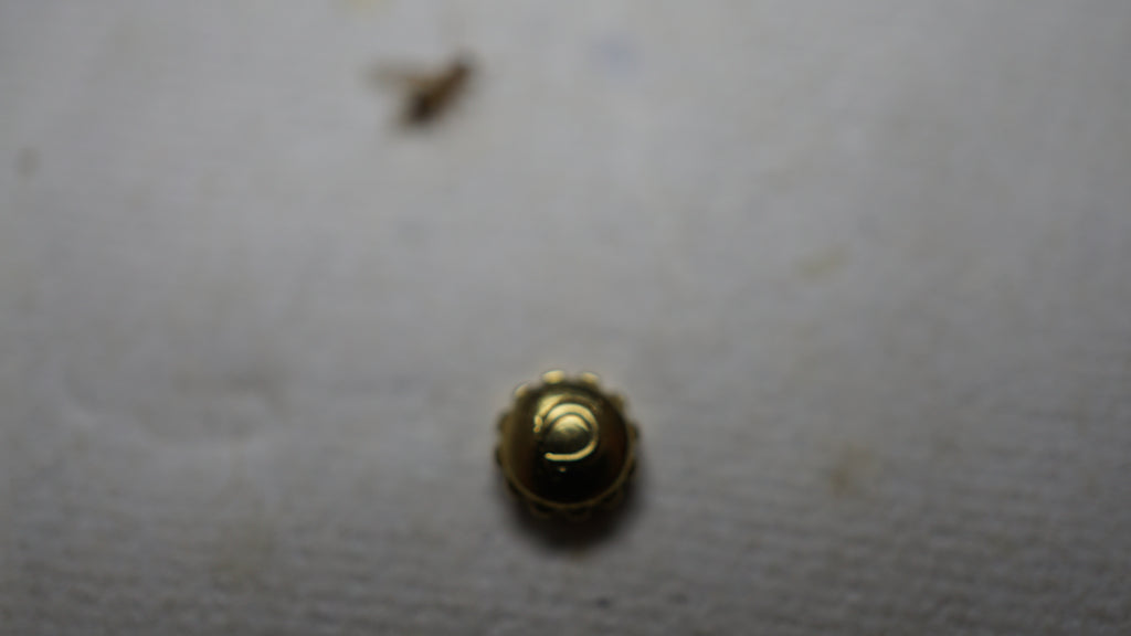 Original Omega Crown 1.2 mm Yellow Gold – Genuine Omega Watch Part Fama Elegance