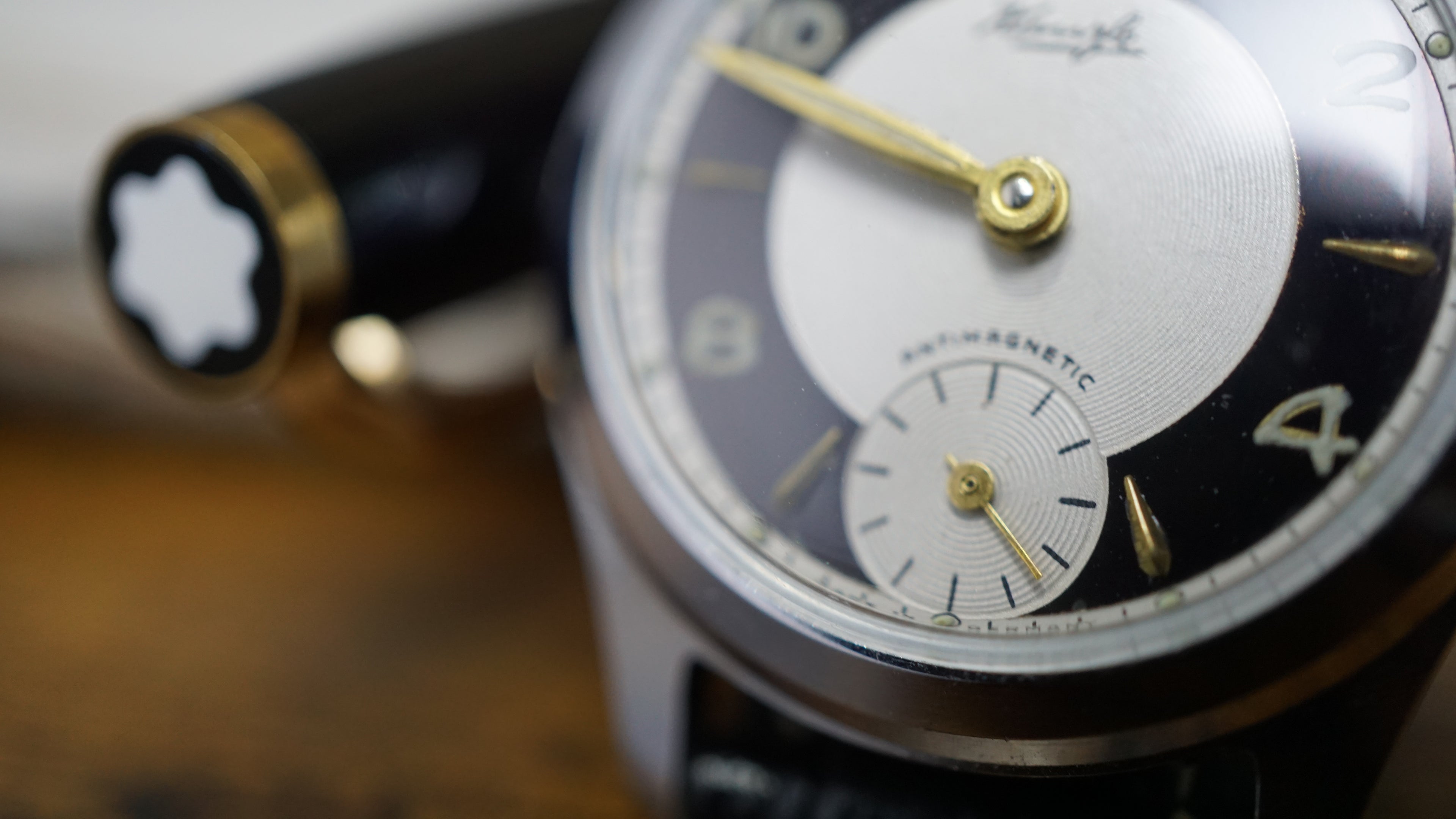 1940s Kienzle Antimagnetic German Military Style Watch Fama Elegance