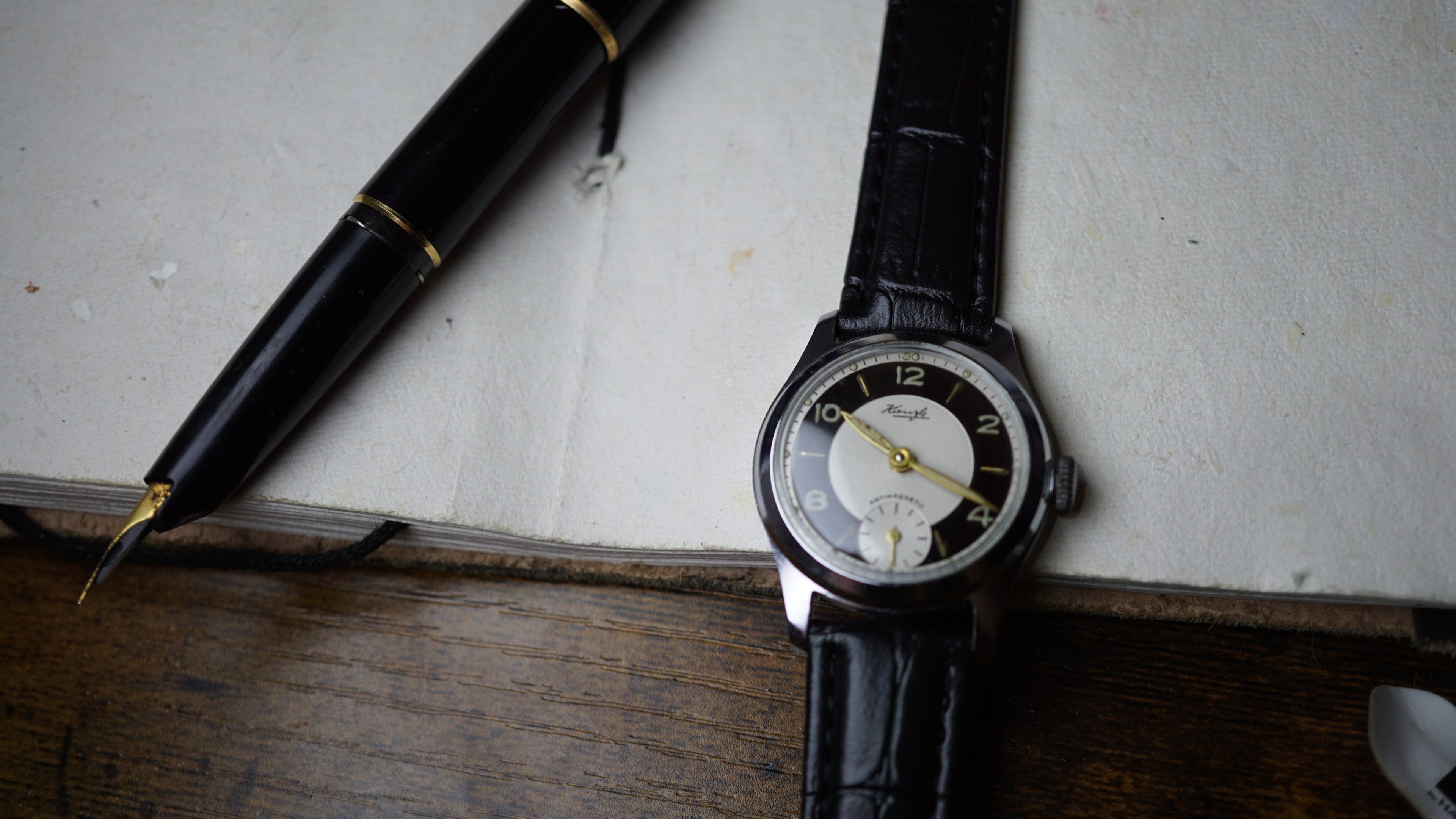 1940s Kienzle Antimagnetic German Military Style Watch Fama Elegance