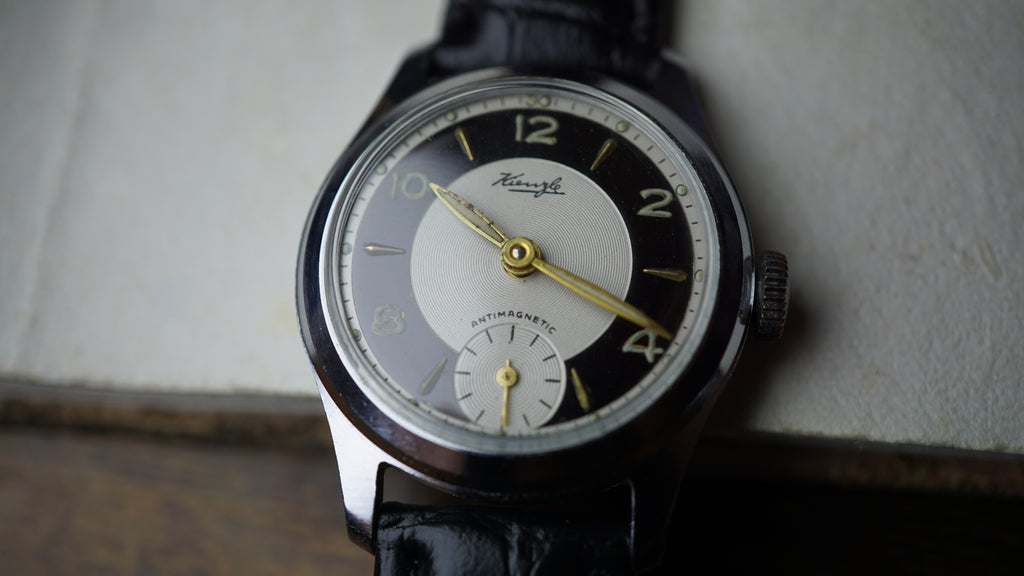 1940s Kienzle Antimagnetic German Military Style Watch Fama Elegance
