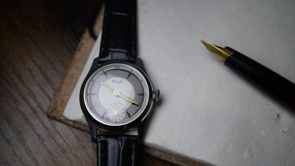1940s Kienzle Antimagnetic German Military Style Watch Fama Elegance