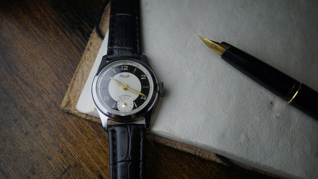 1940s Kienzle Antimagnetic German Military Style Watch Fama Elegance