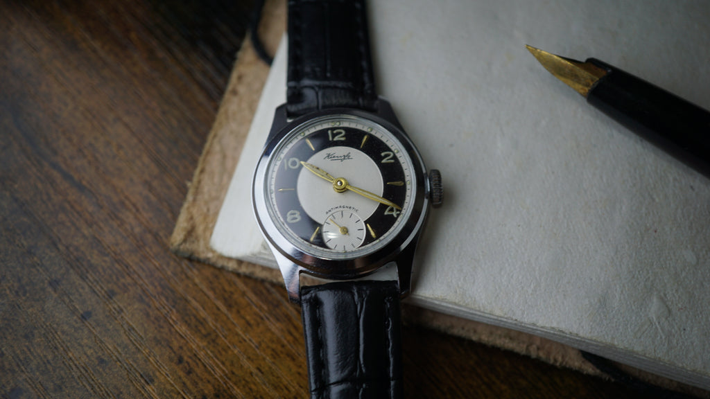 1940s Kienzle Antimagnetic German Military Style Watch Fama Elegance