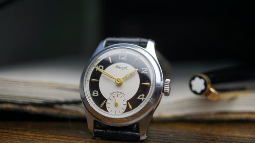 1940s Kienzle Antimagnetic German Military Style Watch Fama Elegance