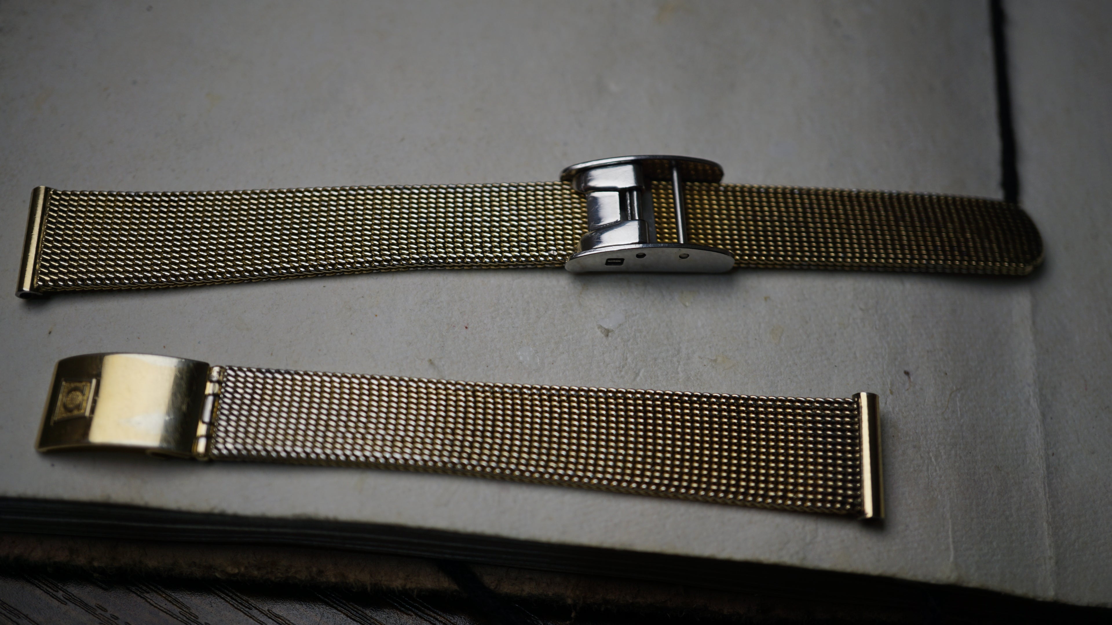 Omega Vintage 1970s Gold Milanese Mesh Bracelet – 15mm Fama Elegance