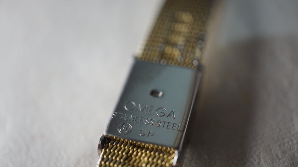 Omega Vintage 1970s Gold Milanese Mesh Bracelet – 15mm Fama Elegance