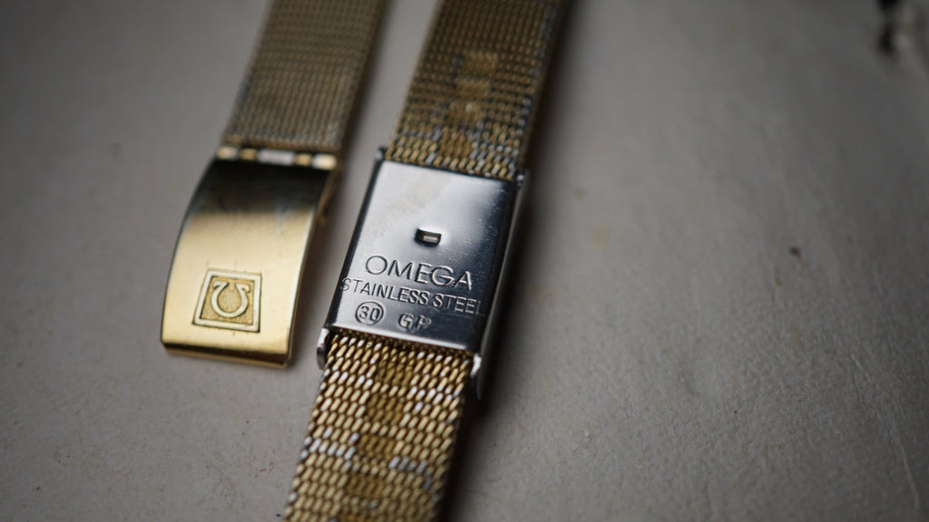Omega Vintage 1970s Gold Milanese Mesh Bracelet – 15mm Fama Elegance