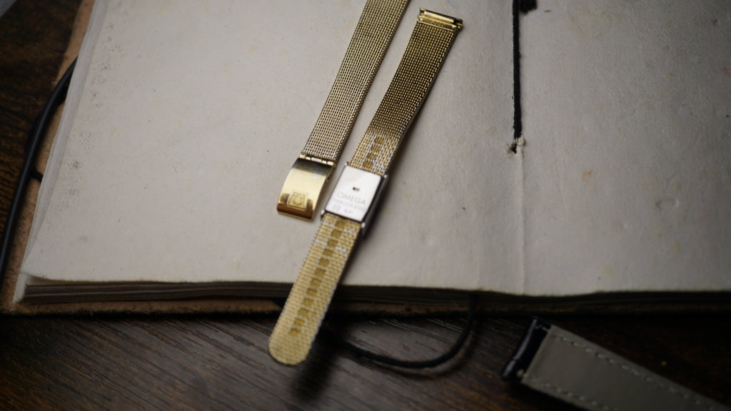 Omega Vintage 1970s Gold Milanese Mesh Bracelet – 15mm Fama Elegance