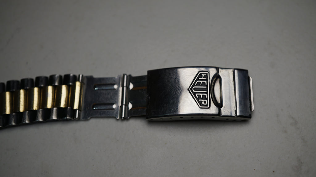 Vintage 1980s TAG Heuer Airline Two-Tone Bracelet – Original &amp; Complete Fama Elegance