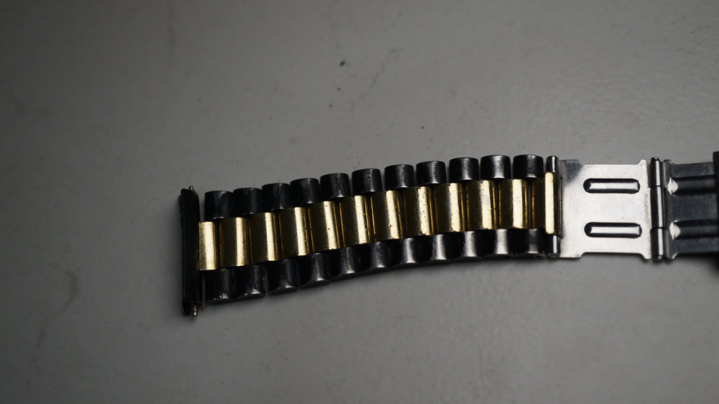 Vintage 1980s TAG Heuer Airline Two-Tone Bracelet – Original &amp; Complete Fama Elegance