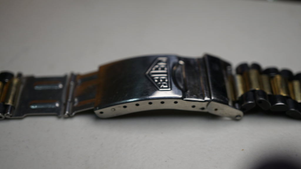 Vintage 1980s TAG Heuer Airline Two-Tone Bracelet – Original &amp; Complete Fama Elegance