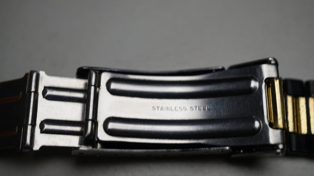Vintage 1980s TAG Heuer Airline Two-Tone Bracelet – Original &amp; Complete Fama Elegance