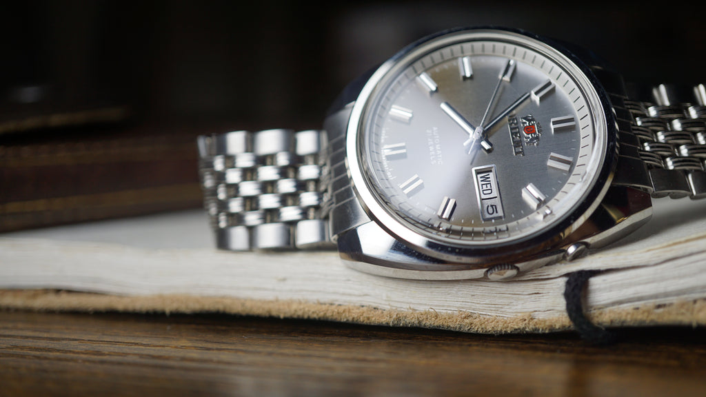Vintage Orient Automatic 21 Jewels Watch – Original Jubilee Bracelet – Day/Date Fama Elegance