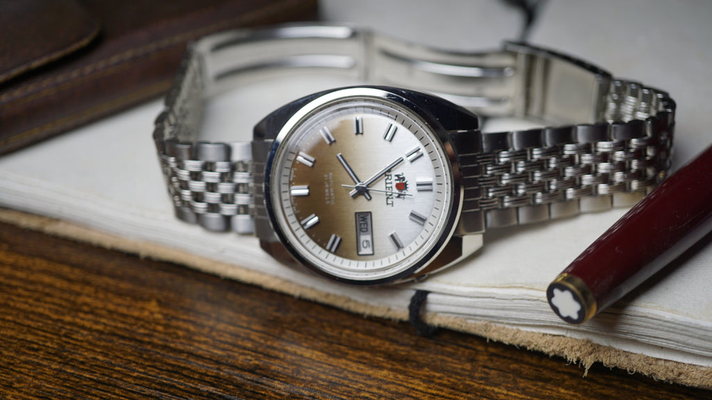 Vintage Orient Automatic 21 Jewels Watch – Original Jubilee Bracelet – Day/Date Fama Elegance