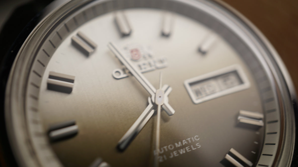 Vintage Orient Automatic 21 Jewels Watch – Original Jubilee Bracelet – Day/Date Fama Elegance