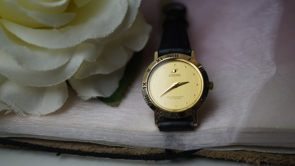 Enicar Ladies Vintage Watch Swiss Made 90s Gold eraEnicar Ladies Vintage Watch | Swiss Made Fama Elegance