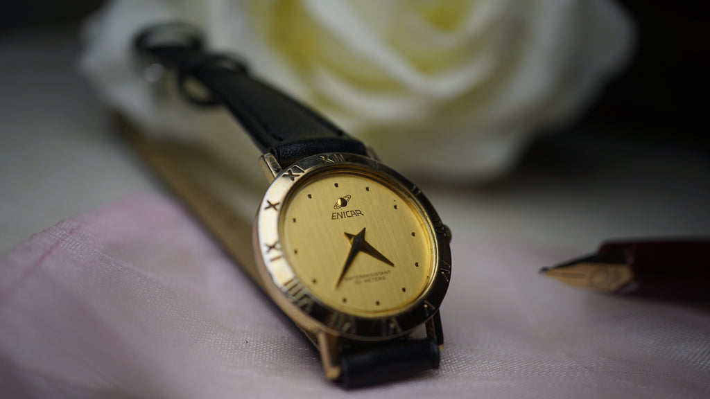 Enicar Ladies Vintage Watch Swiss Made 90s Gold eraEnicar Ladies Vintage Watch | Swiss Made Fama Elegance