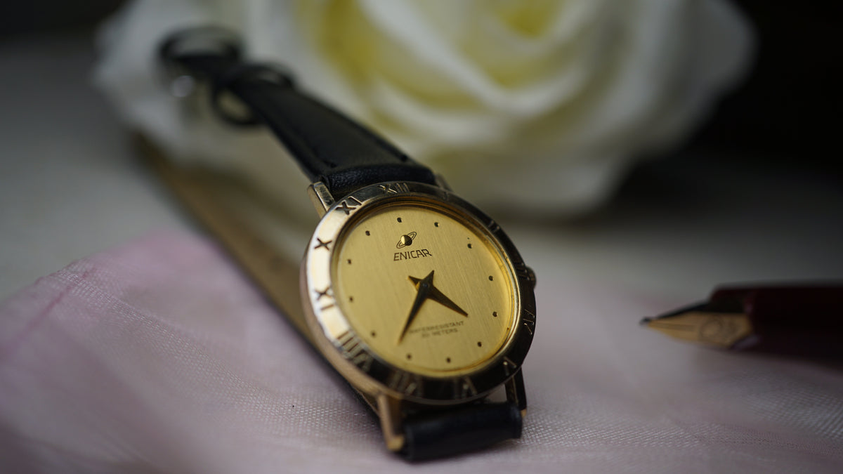 Enicar Ladies Vintage Watch Swiss Made 90s Gold eraEnicar Ladies Vintage Watch | Swiss Made Fama Elegance