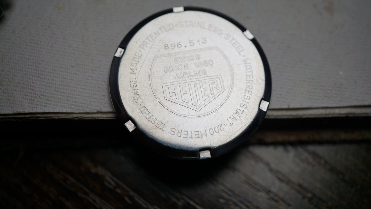 TAG Heuer GMT Airline Vintage Watch Case &amp; Bezel 1190.001 7158 W20 Fama Elegance