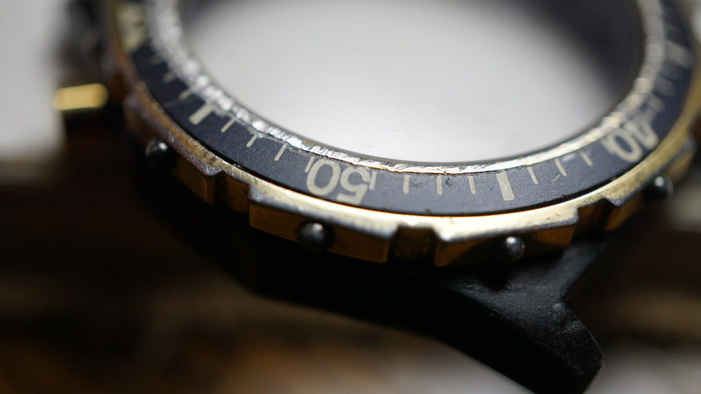 TAG Heuer GMT Airline Vintage Watch Case &amp; Bezel 1190.001 7158 W20 Fama Elegance
